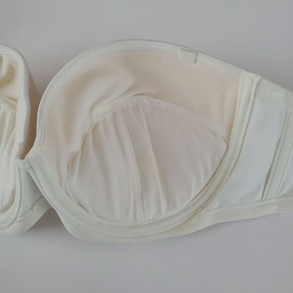 Victoria's Secret White Body By Victoria Strapless Multi Way Bra Womens 34C VTG - Picture 5 of 9